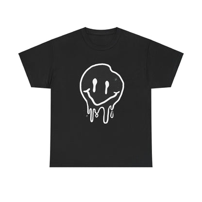 Melting Smiley Unisex Heavy Cotton Tee