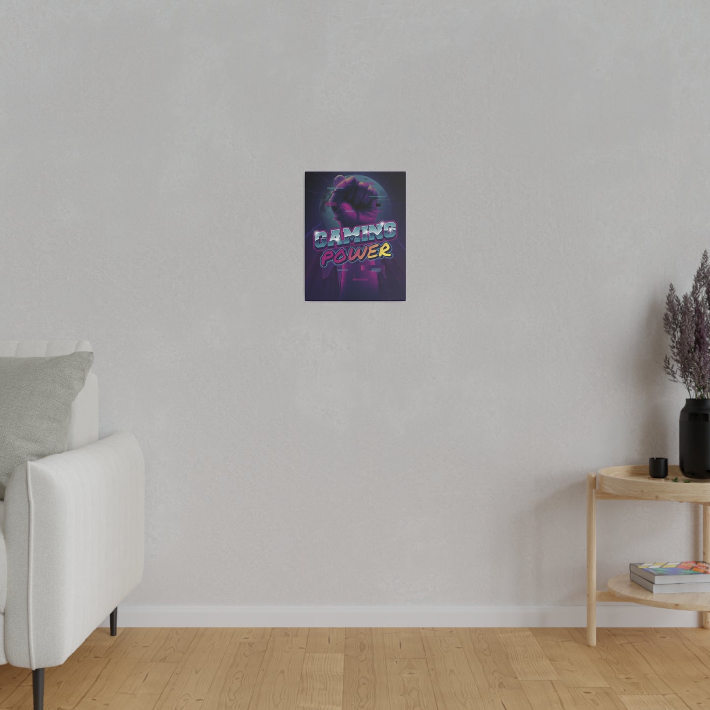 Gaming Power Matte Canvas Print, Stretched, 0.75"