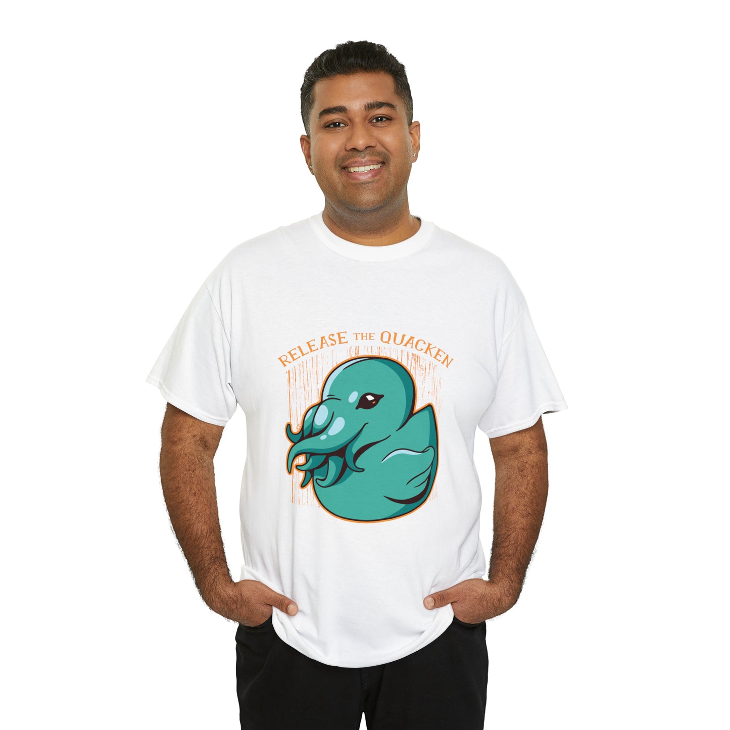 Release the Quacken Unisex Heavy Cotton Tee