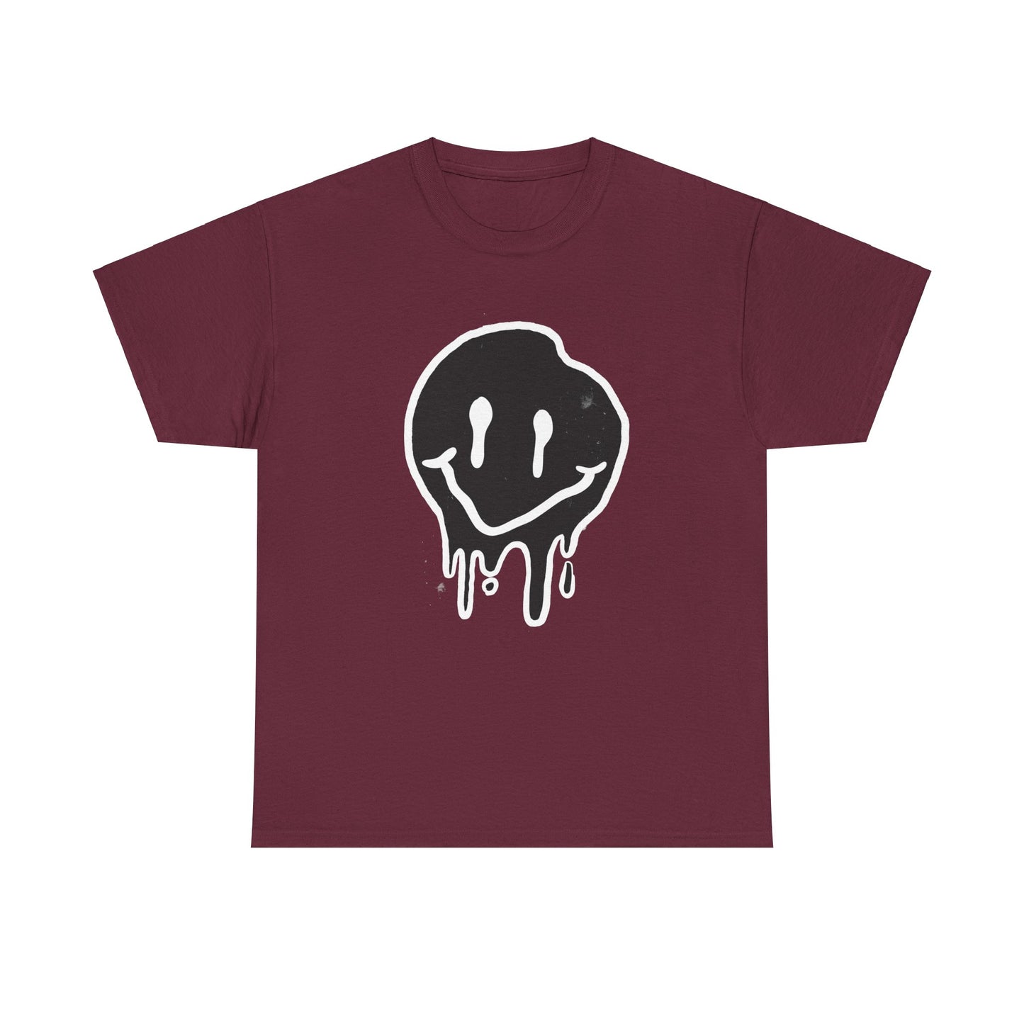 Melting Smiley Unisex Heavy Cotton Tee