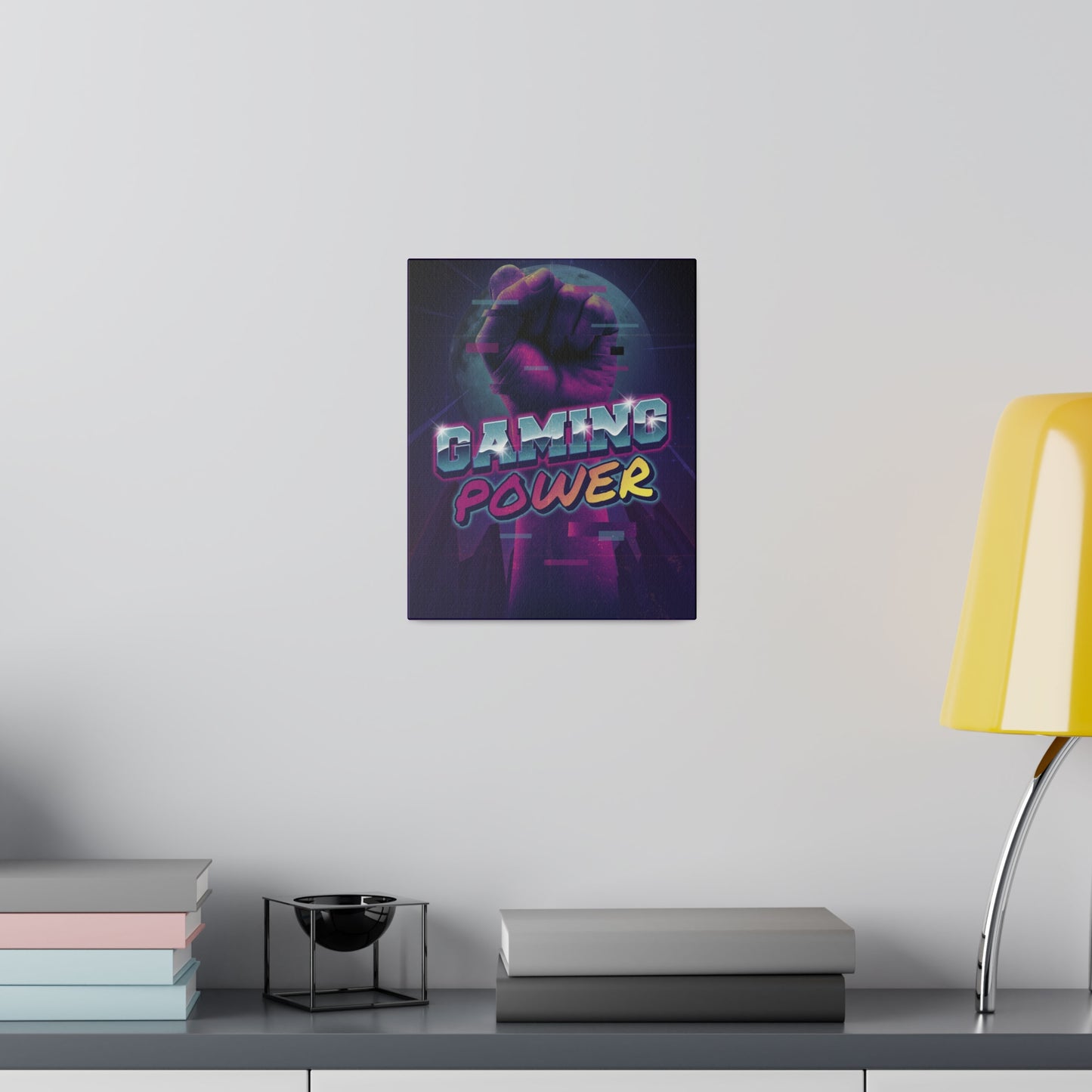 Gaming Power Matte Canvas Print, Stretched, 0.75"