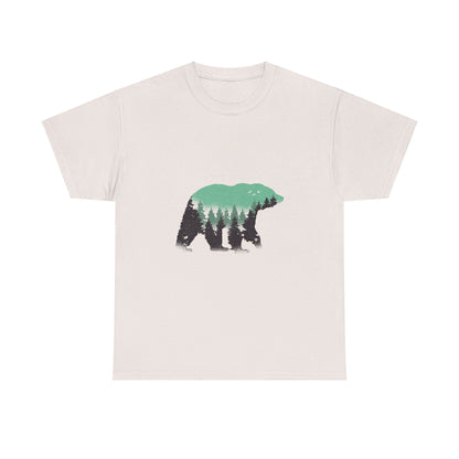 Can't Take the Woods Out of the Bear Unisex Heavy Cotton Tee