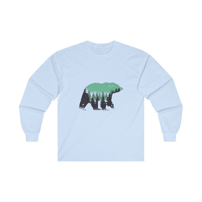 Can't Take the Woods Out of the Bear Ultra Cotton Long Sleeve Tee