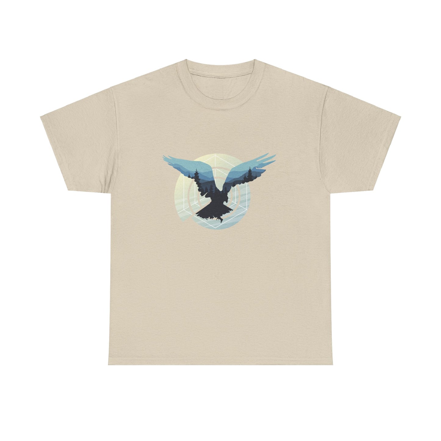 Eagle in Flight Unisex Heavy Cotton Tee