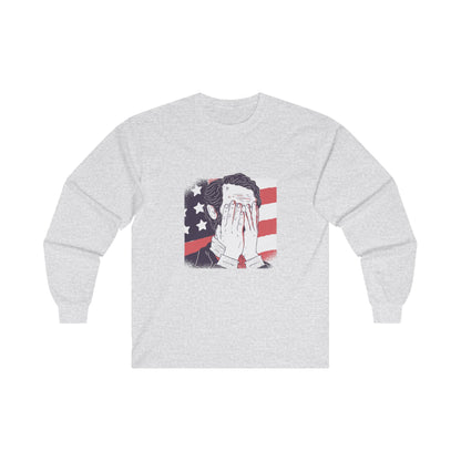 Ashamed Abraham Lincoln Ultra Cotton Long Sleeve Tee