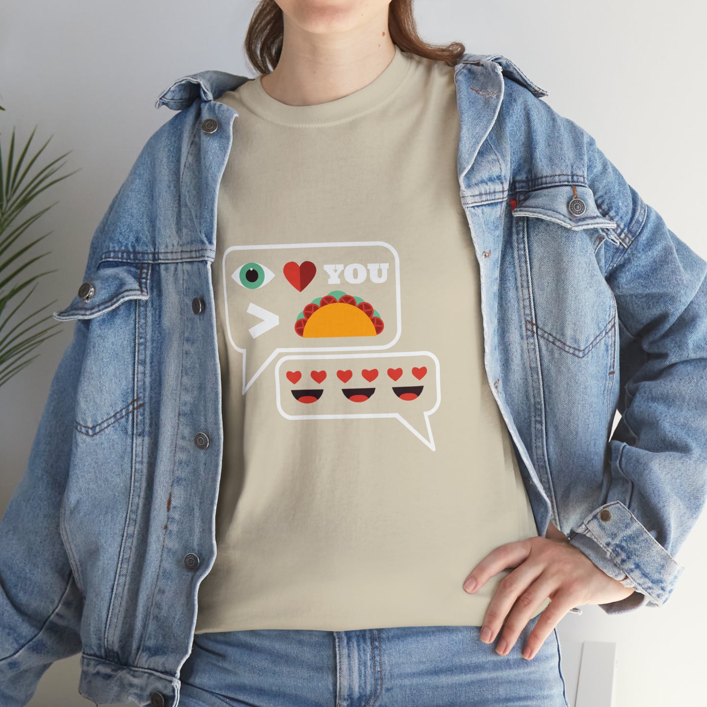 I Love You More Than Tacos Unisex Heavy Cotton Tee