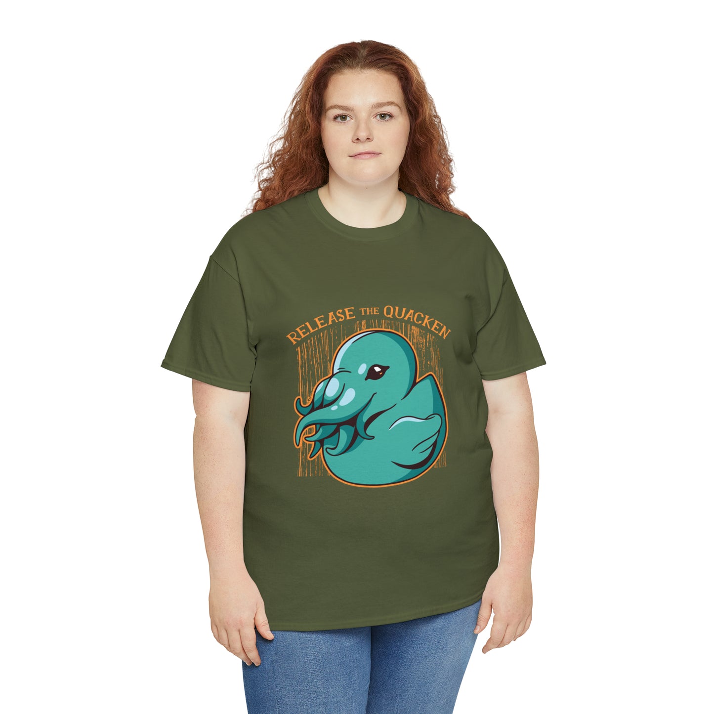 Release the Quacken Unisex Heavy Cotton Tee