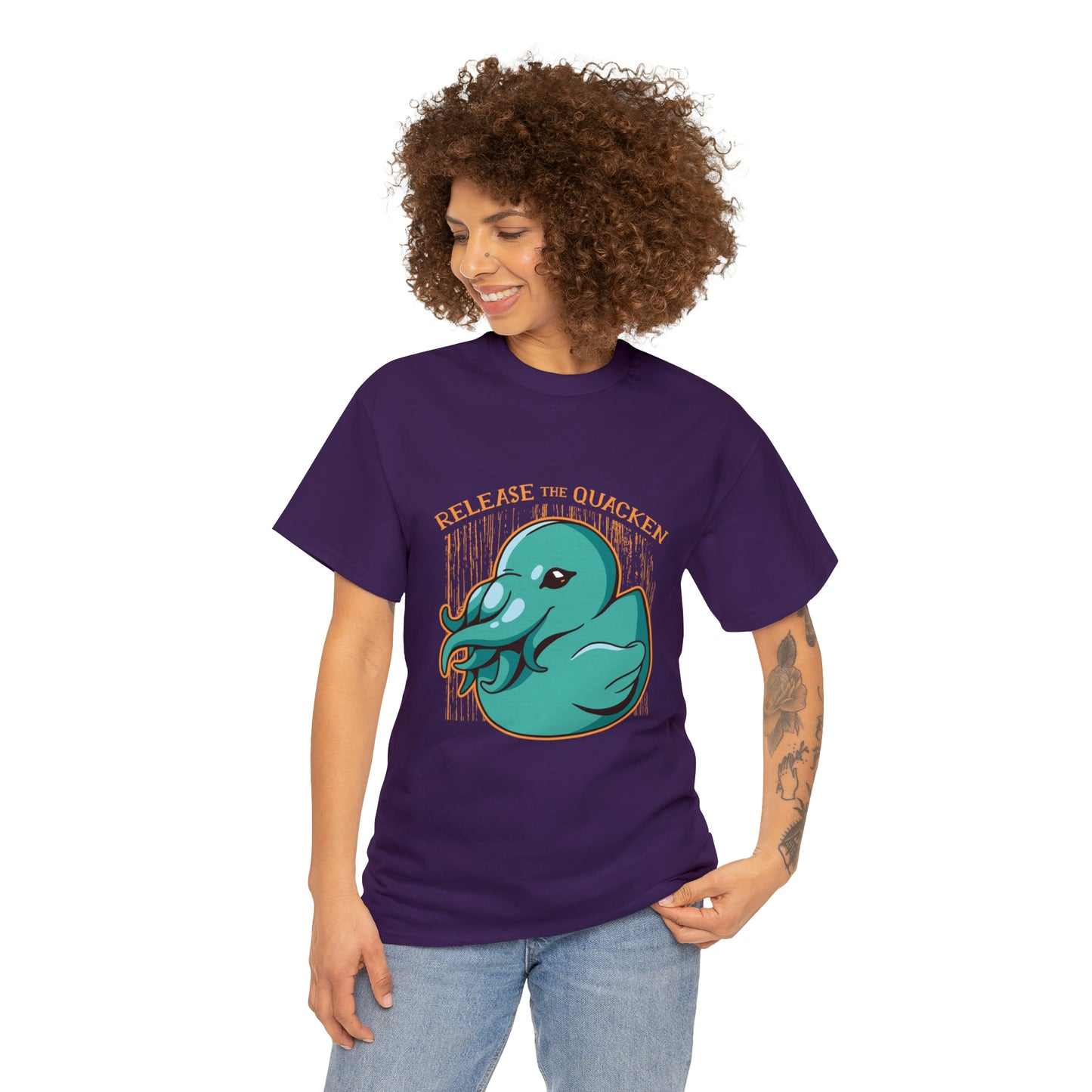 Release the Quacken Unisex Heavy Cotton Tee