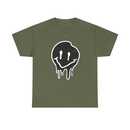 Melting Smiley Unisex Heavy Cotton Tee