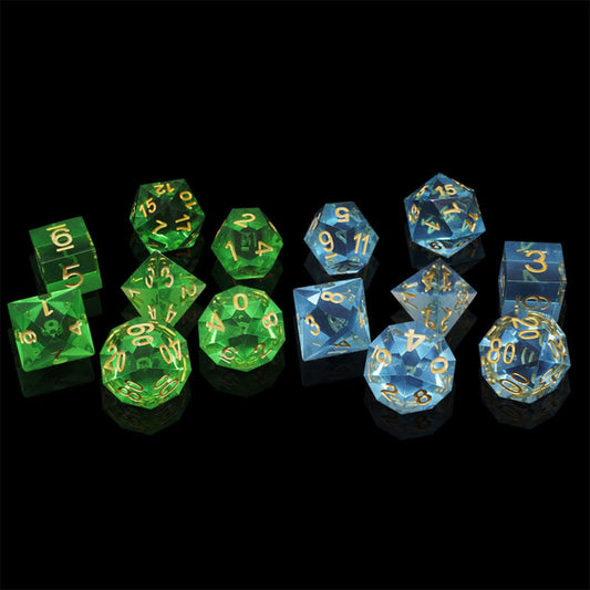Crystal Clear Easy Read Game Dice Set