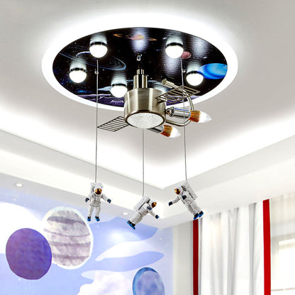 Children's Bedroom Astronaut Space Ceiling Lamp