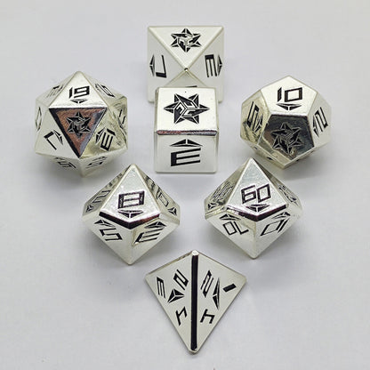 Easy Read Multi-sided Metal Hollow Gaming Dice