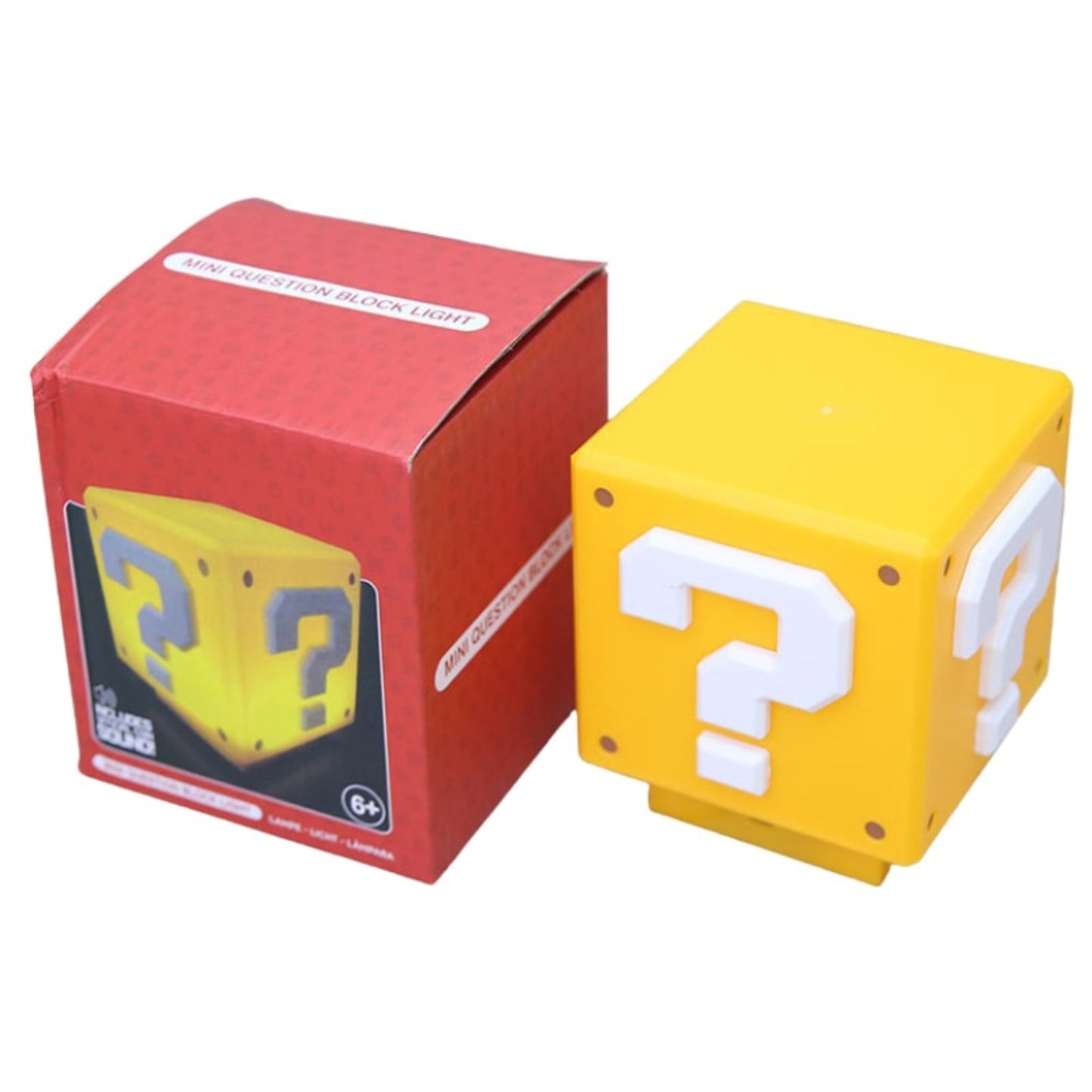 Bandai Super Mario Bros Plastic LED Question Mark Brick USB Night Light