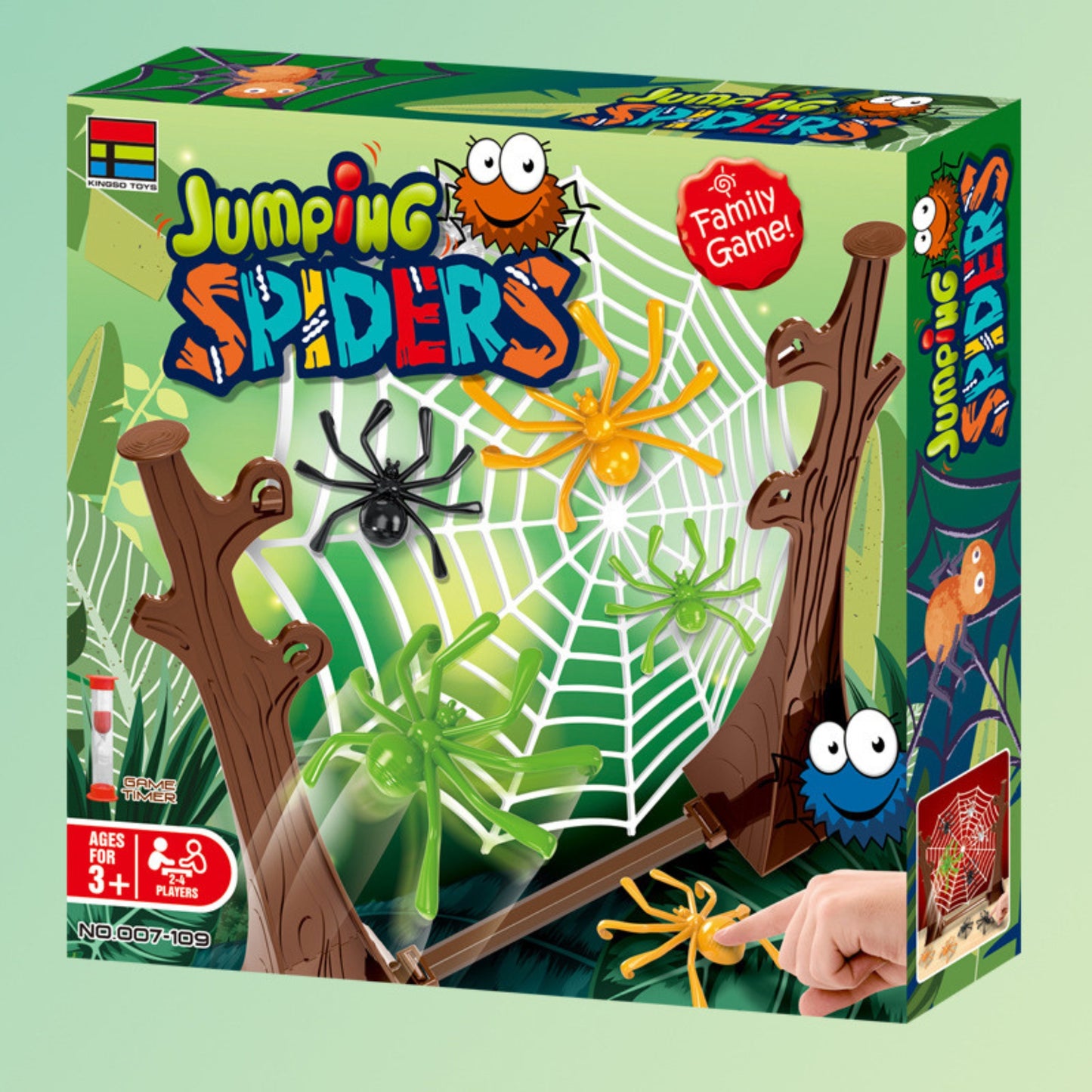 Jumping Spiders Plastic Bounce Spider Tabletop Game