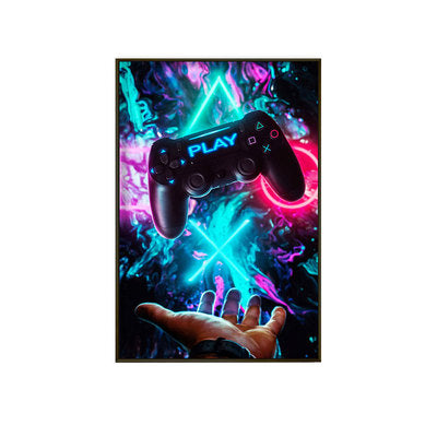 Punk Graffiti Style Console Gaming Hanging Poster