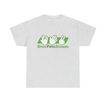 SpockPaperSicssors Unisex Heavy Cotton Tee