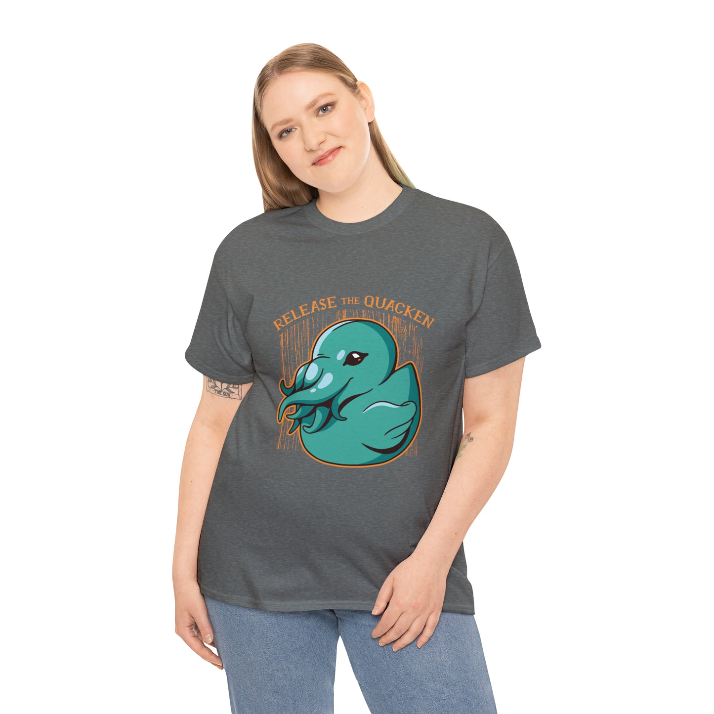 Release the Quacken Unisex Heavy Cotton Tee