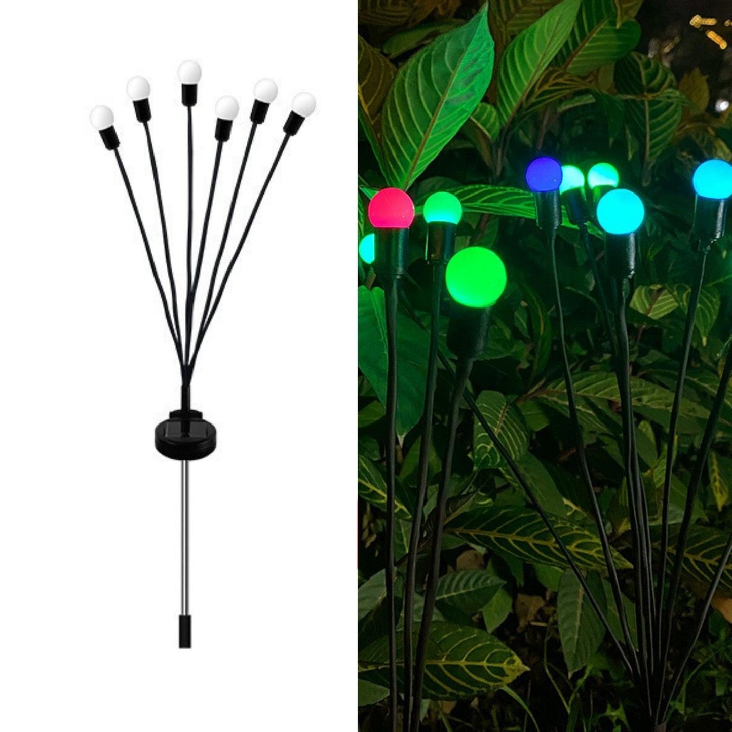 Solar Powered Firefly LED Outdoor Decoration Lights