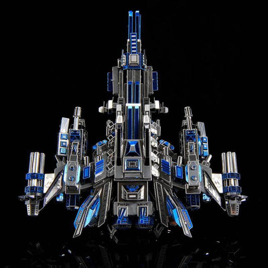 3D Metal Space Fighter Starship Puzzle