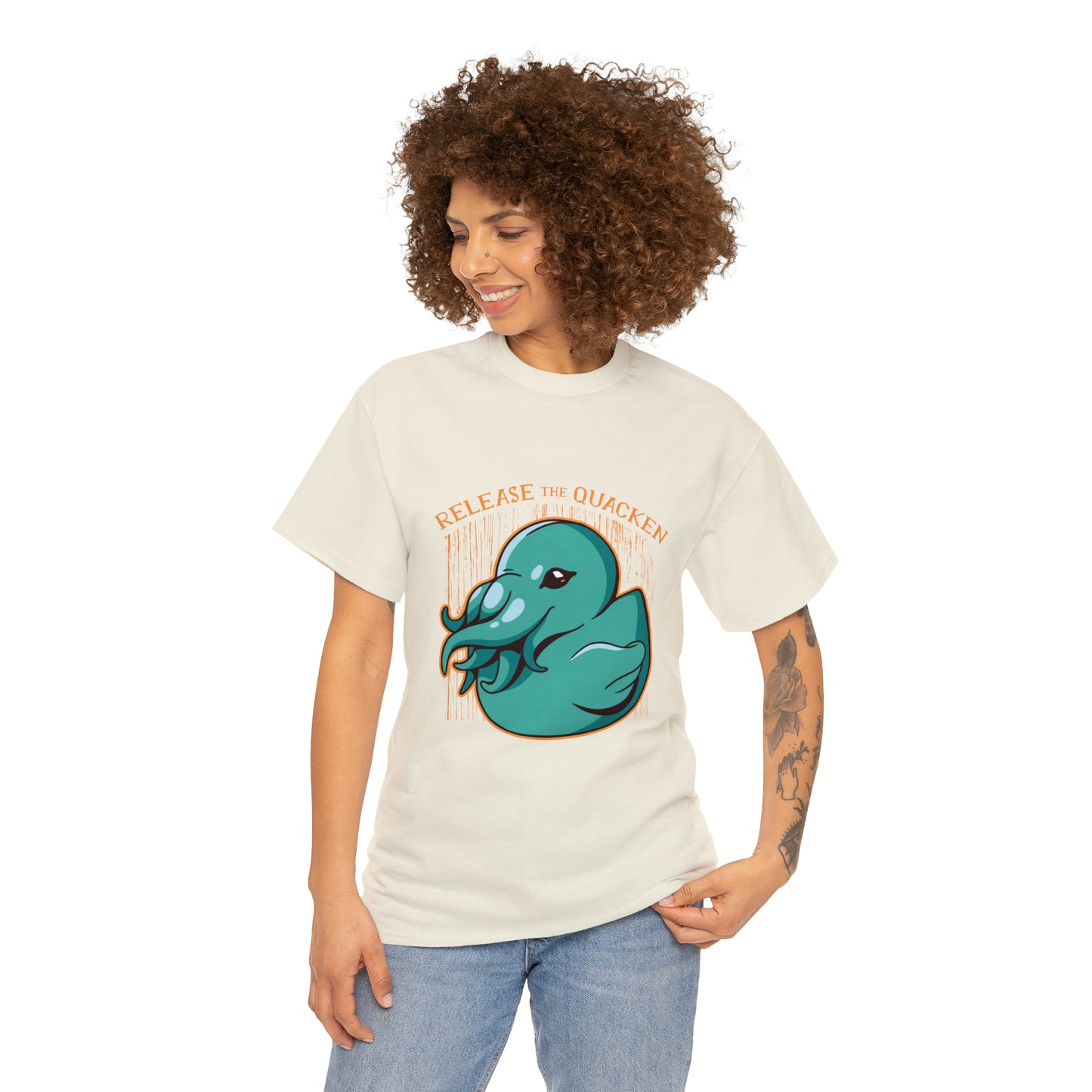 Release the Quacken Unisex Heavy Cotton Tee