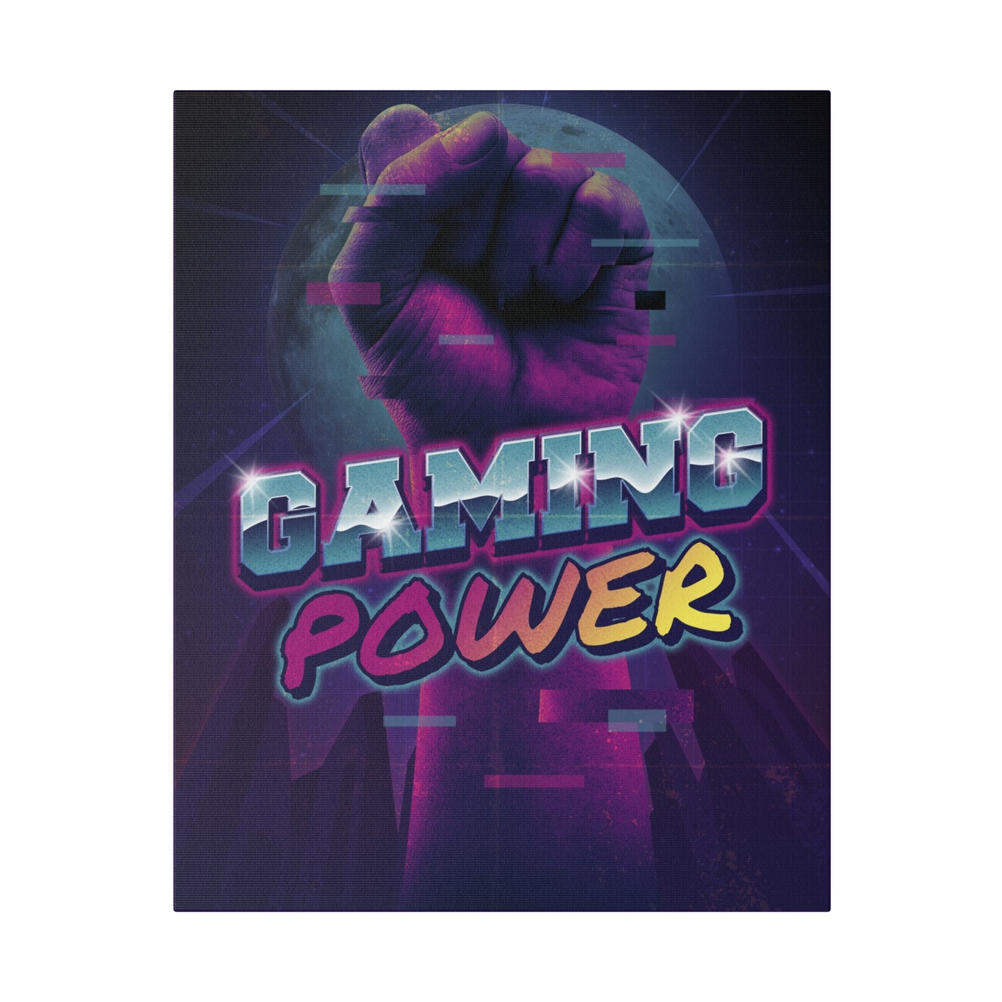 Gaming Power Matte Canvas Print, Stretched, 0.75"