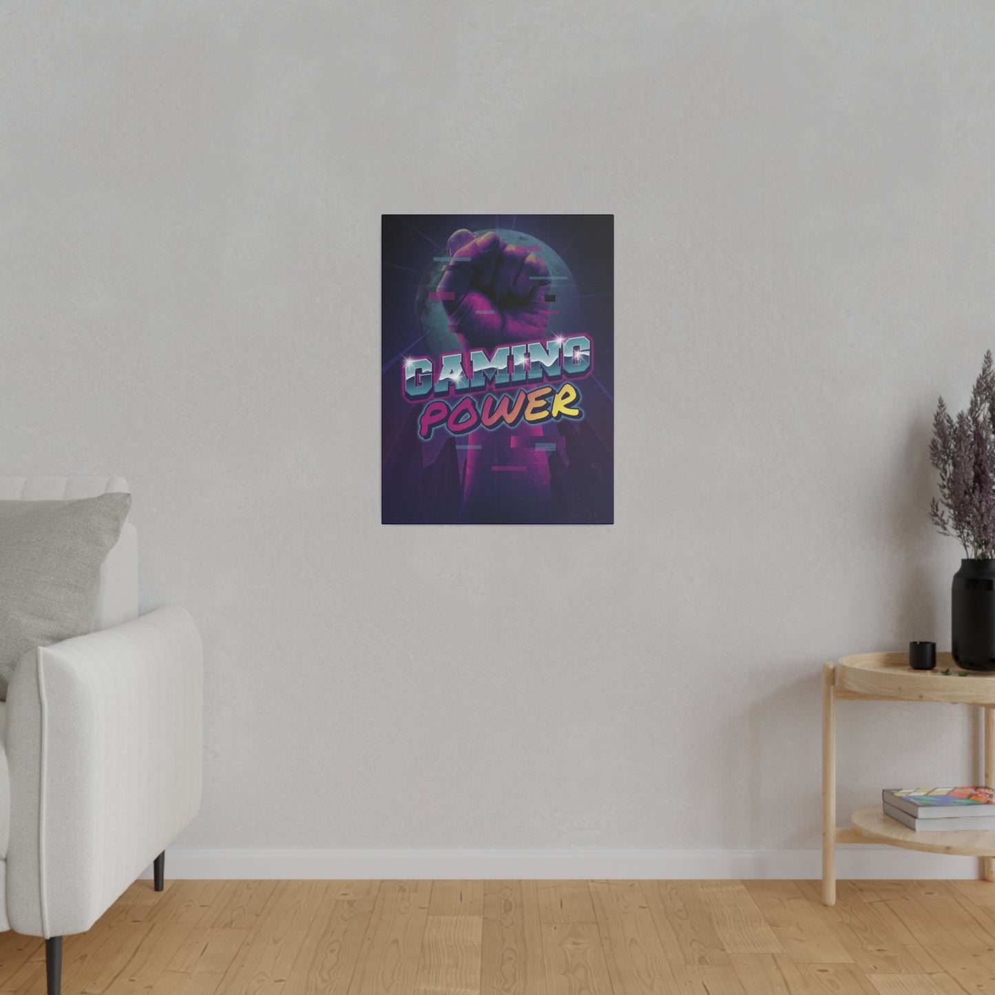 Gaming Power Matte Canvas Print, Stretched, 0.75"