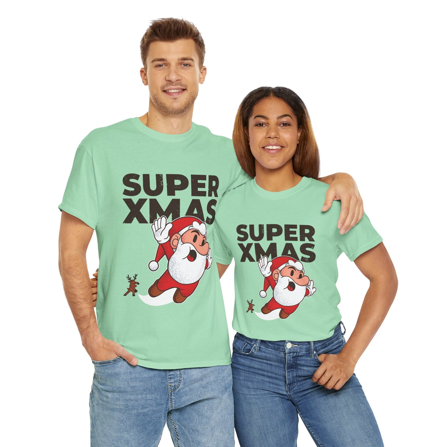 Super Xmas Unisex Heavy Cotton Tee