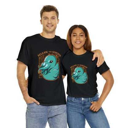 Release the Quacken Unisex Heavy Cotton Tee