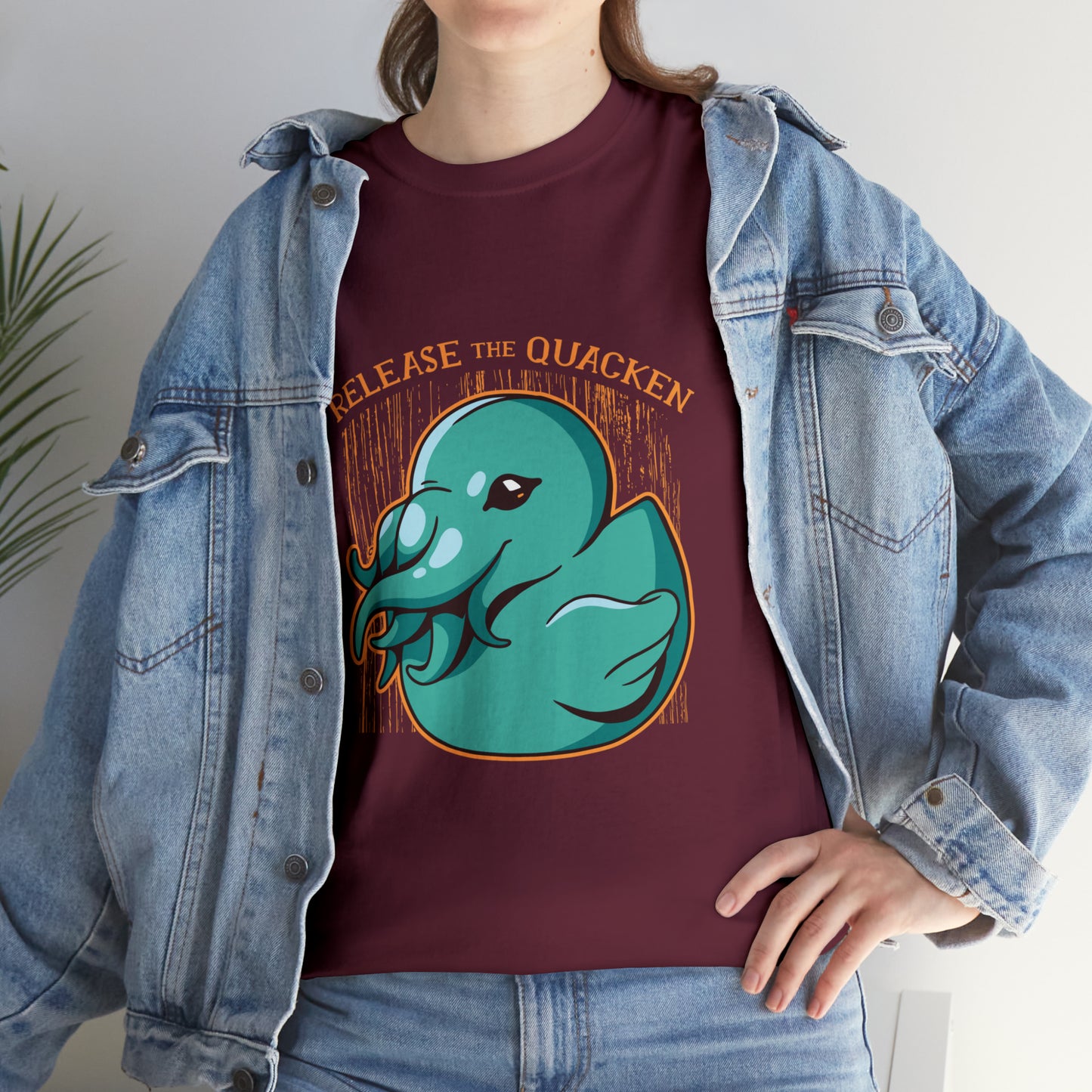 Release the Quacken Unisex Heavy Cotton Tee