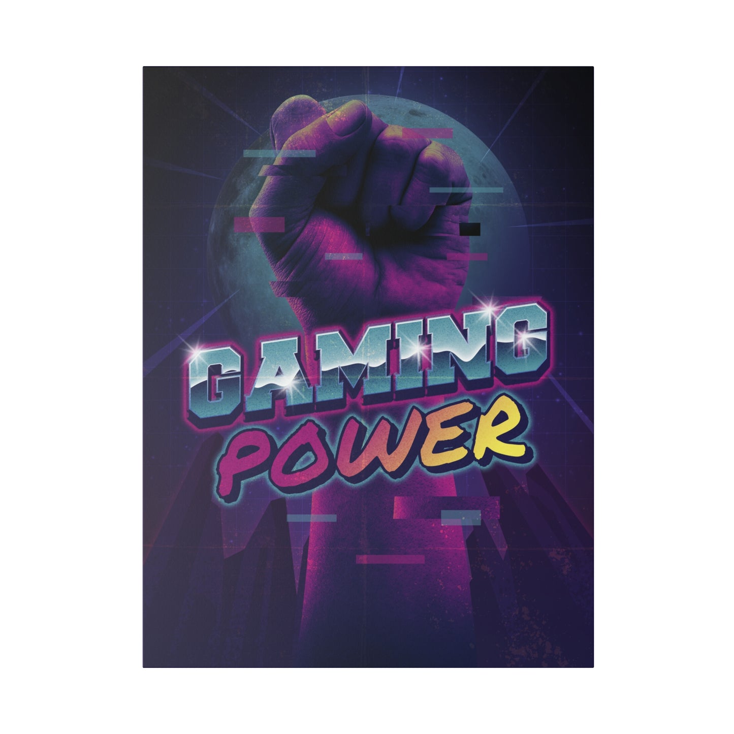 Gaming Power Matte Canvas Print, Stretched, 0.75"