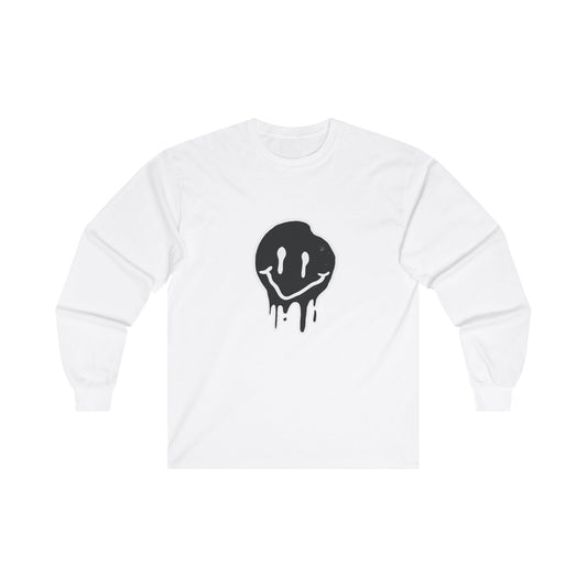 Melting Smiley Ultra Cotton Long Sleeve Tee