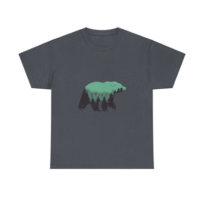 Can't Take the Woods Out of the Bear Unisex Heavy Cotton Tee