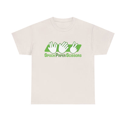 SpockPaperSicssors Unisex Heavy Cotton Tee