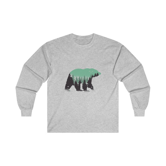 Can't Take the Woods Out of the Bear Ultra Cotton Long Sleeve Tee