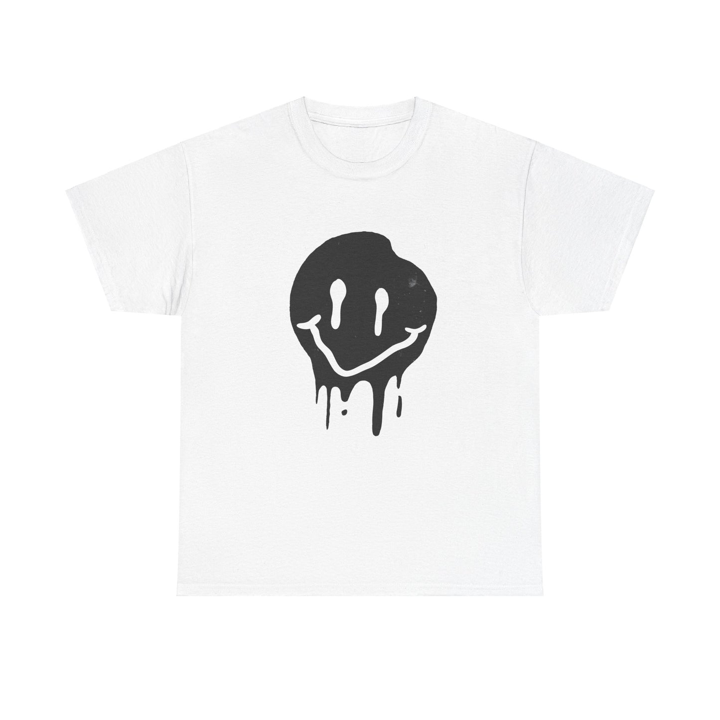 Melting Smiley Unisex Heavy Cotton Tee