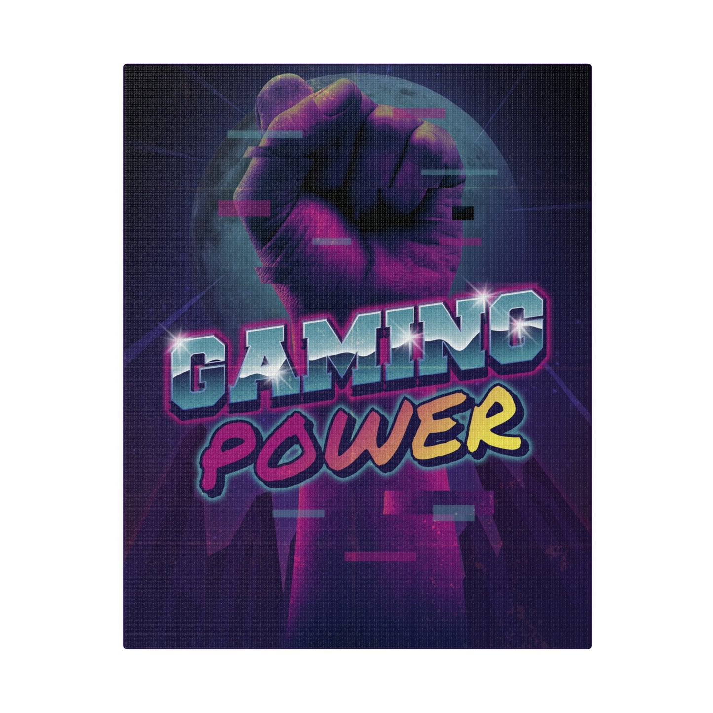 Gaming Power Matte Canvas Print, Stretched, 0.75"