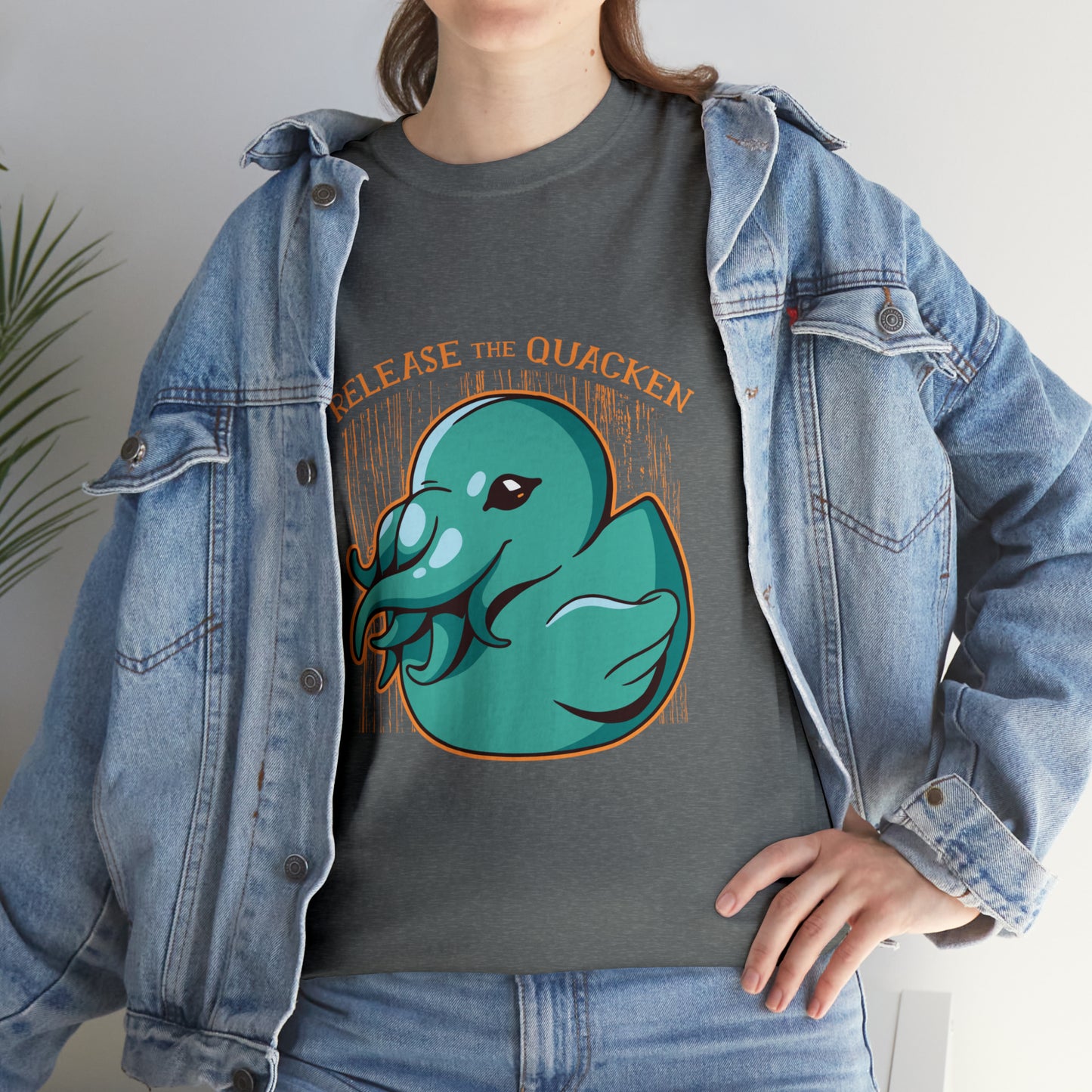 Release the Quacken Unisex Heavy Cotton Tee