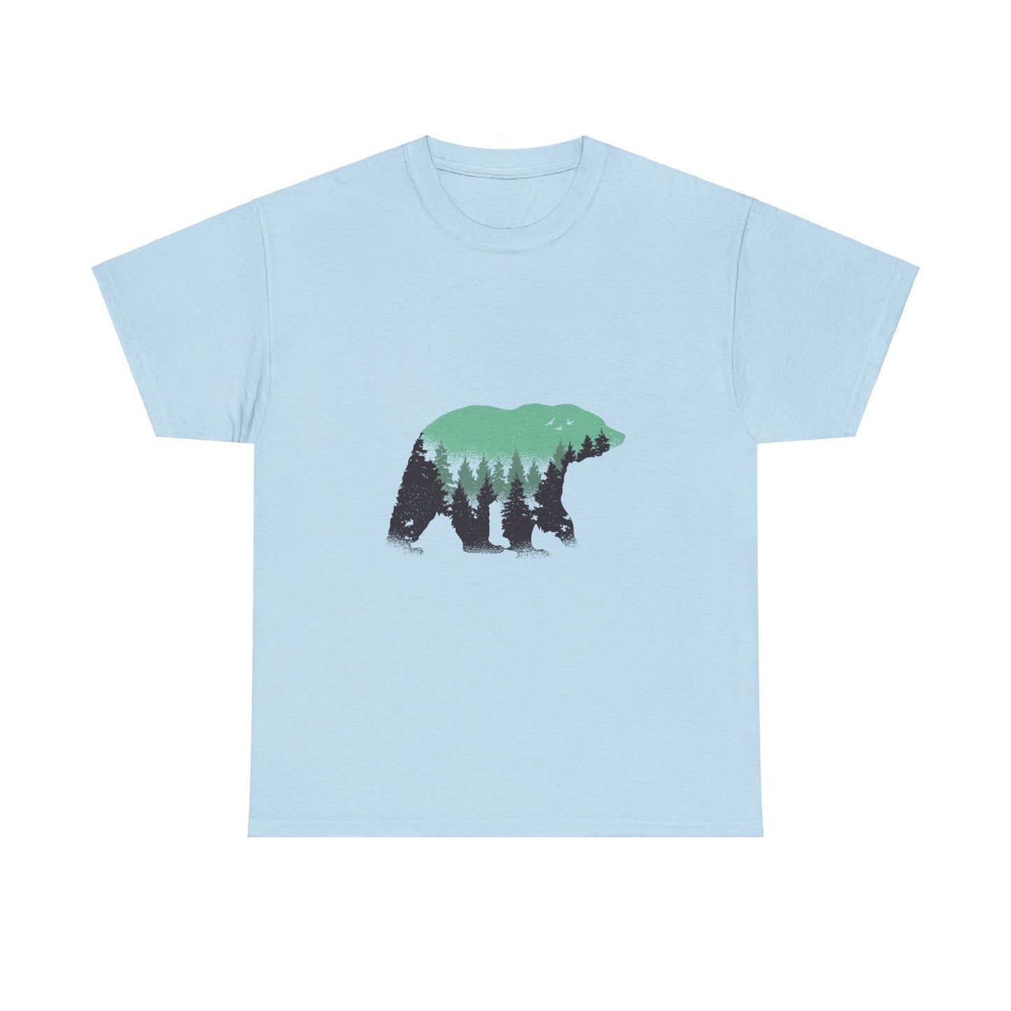 Can't Take the Woods Out of the Bear Unisex Heavy Cotton Tee