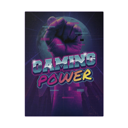 Gaming Power Matte Canvas Print, Stretched, 0.75"