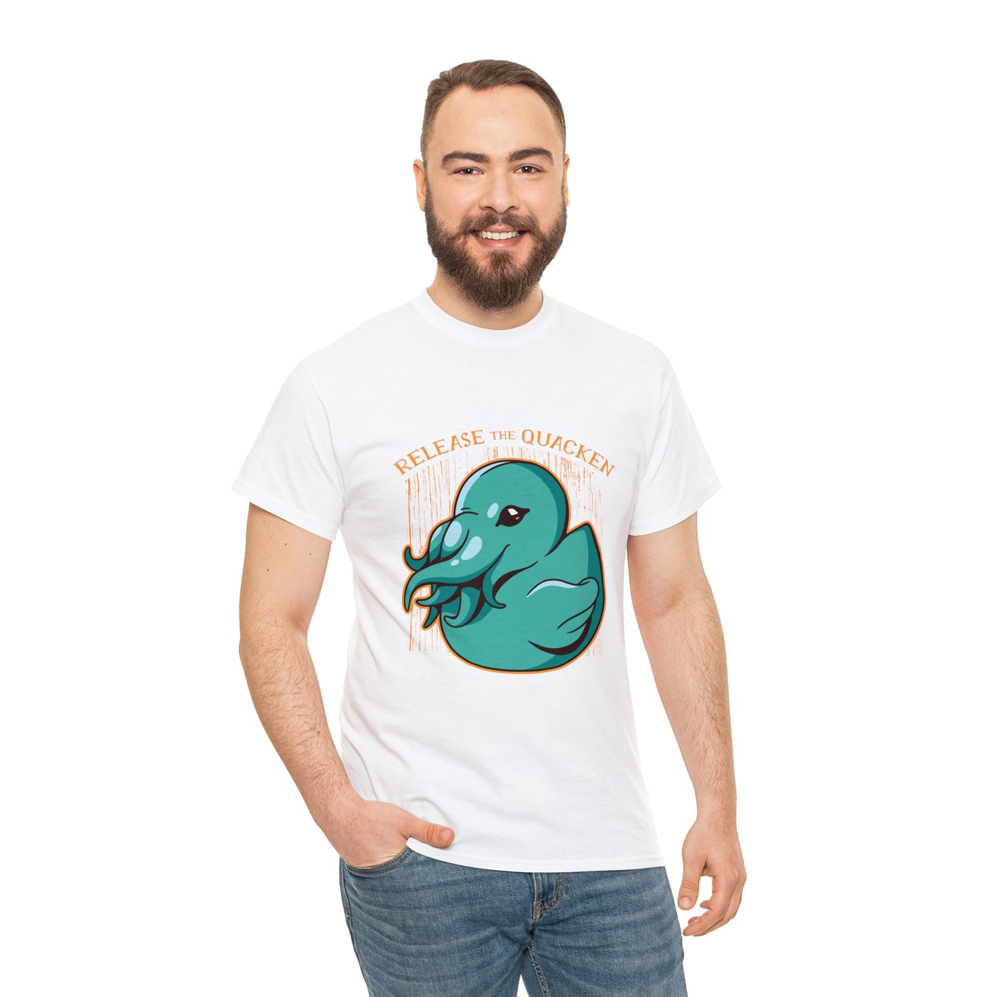 Release the Quacken Unisex Heavy Cotton Tee