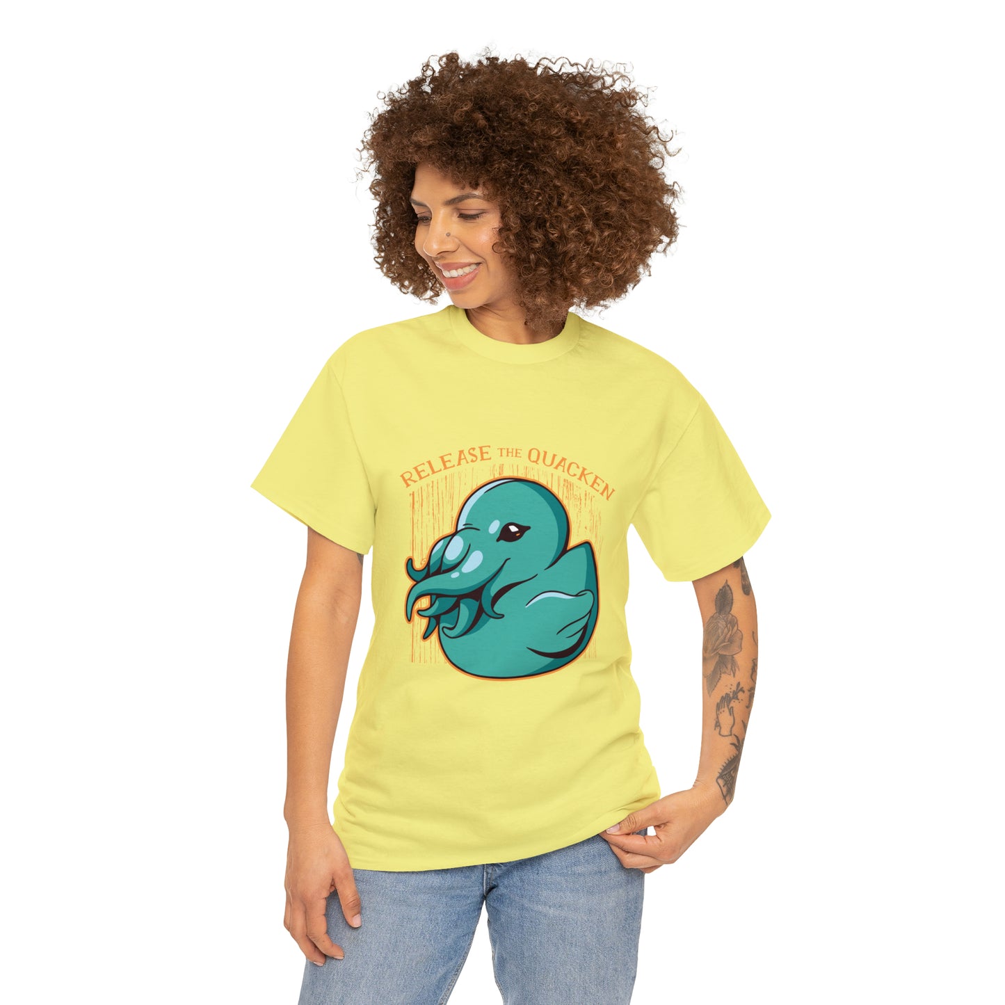 Release the Quacken Unisex Heavy Cotton Tee