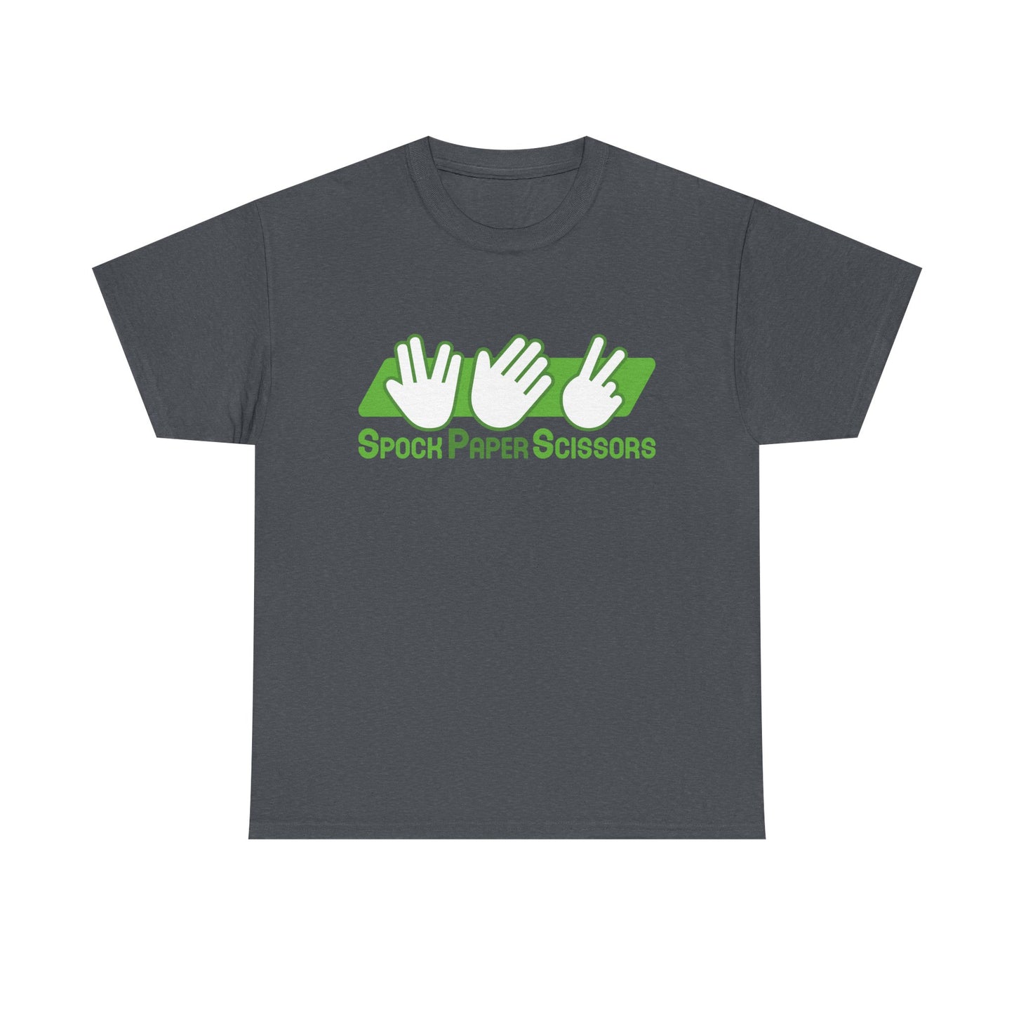 SpockPaperSicssors Unisex Heavy Cotton Tee