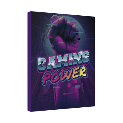 Gaming Power Matte Canvas Print, Stretched, 0.75"