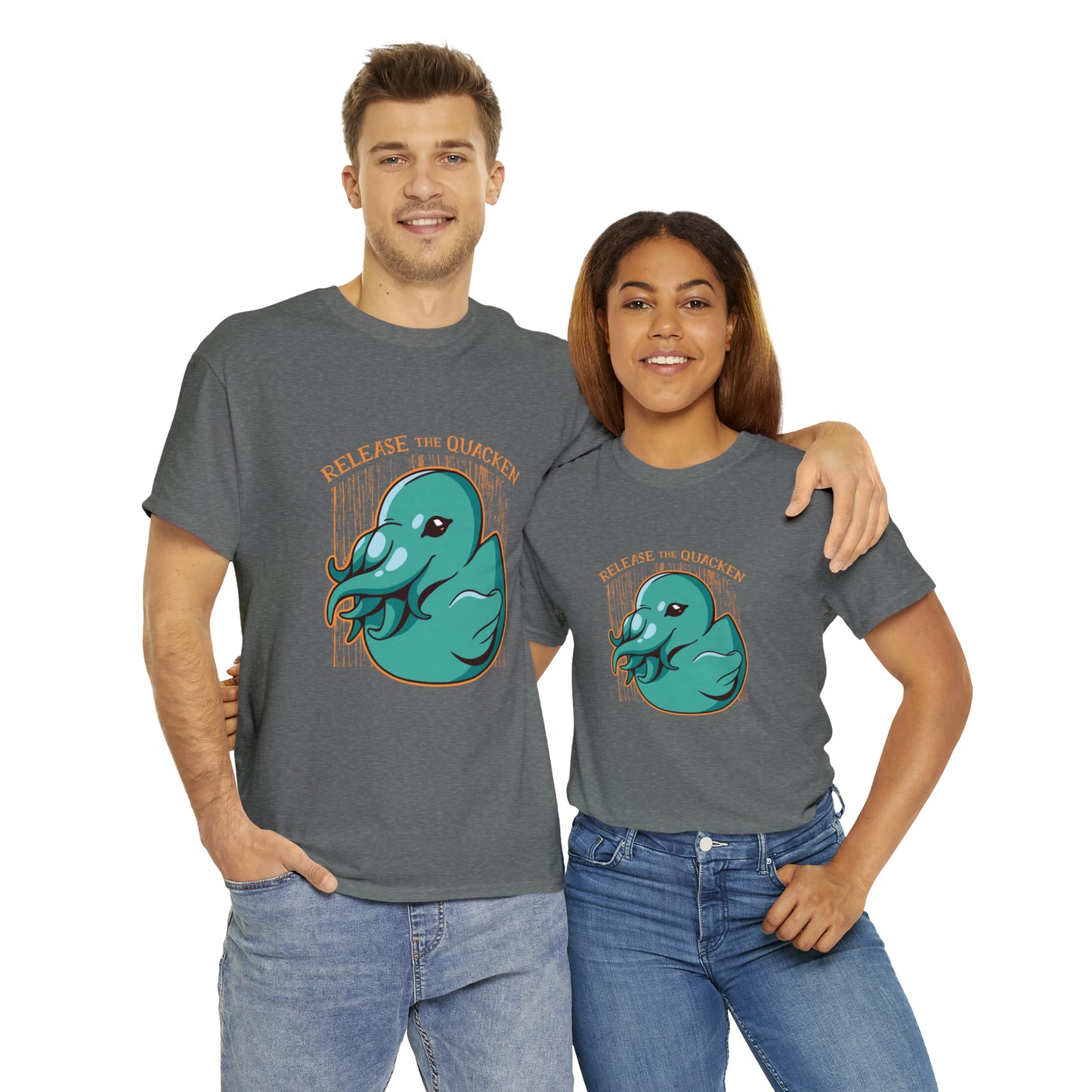 Release the Quacken Unisex Heavy Cotton Tee