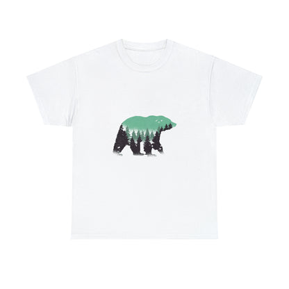 Can't Take the Woods Out of the Bear Unisex Heavy Cotton Tee