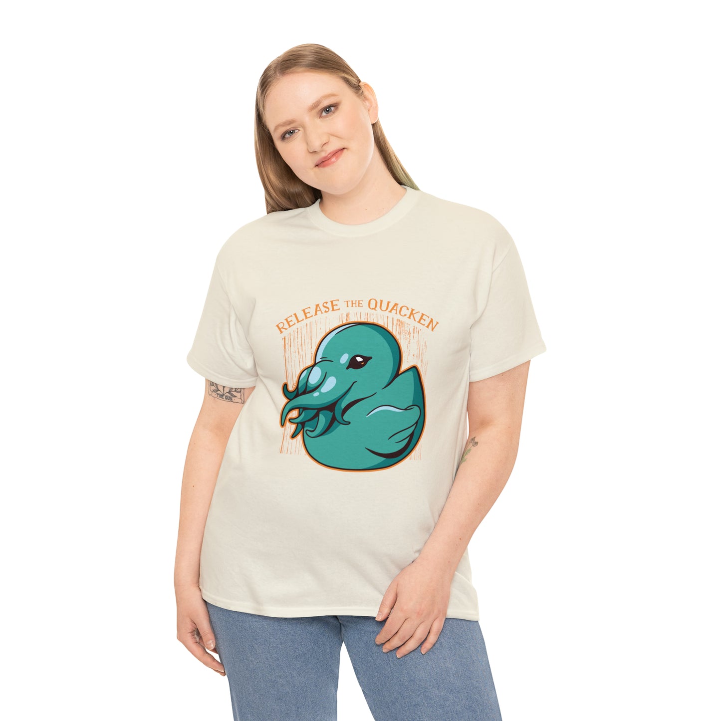 Release the Quacken Unisex Heavy Cotton Tee