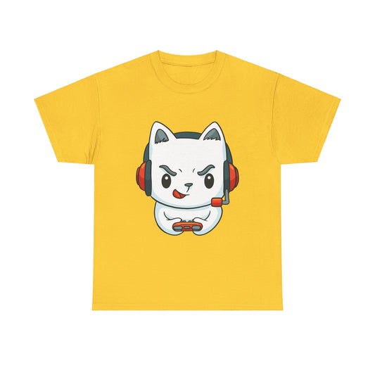 Gamer Kitten Unisex Heavy Cotton Tee