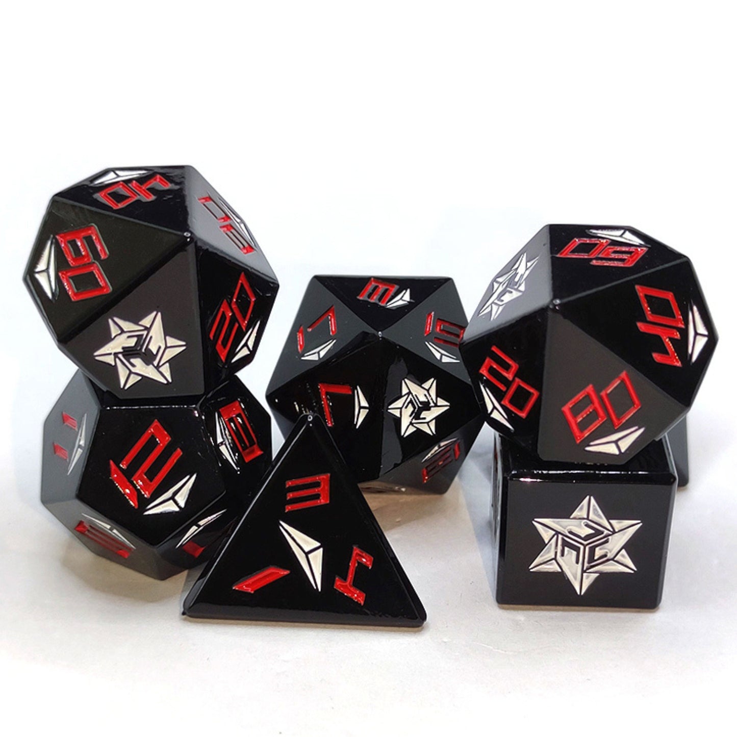 Easy Read Multi-sided Metal Hollow Gaming Dice