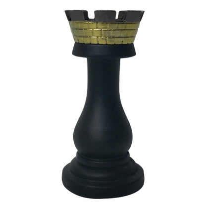 Resin Black Chess Piece Decorative Ornament
