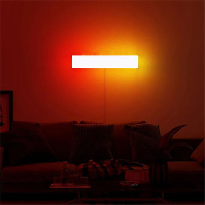 Multi-Color Modern Simple Rectangle RGB LED Wall Lamp
